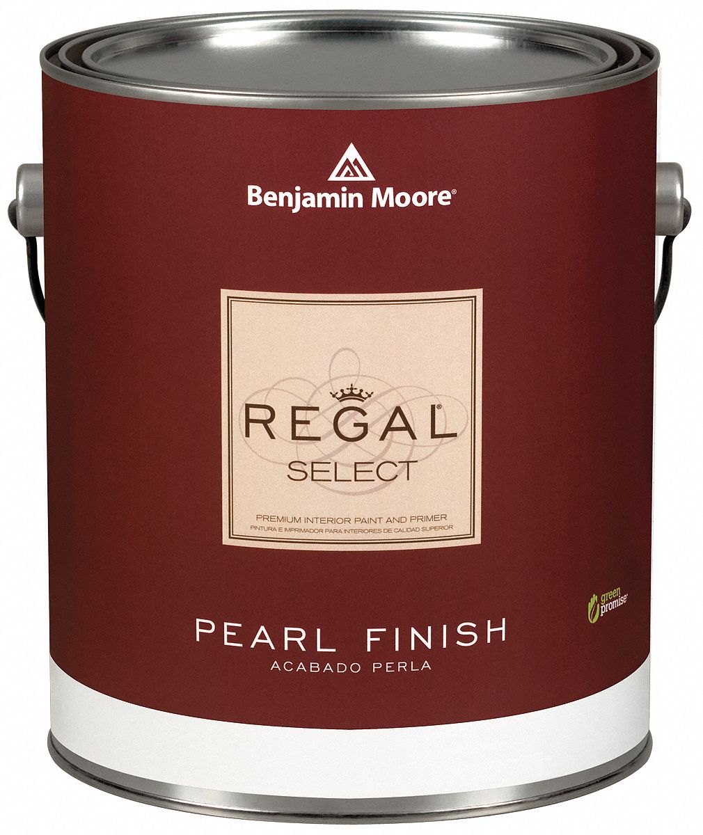 Interior Paint, Pearl, 1 gal, Clinton Brown