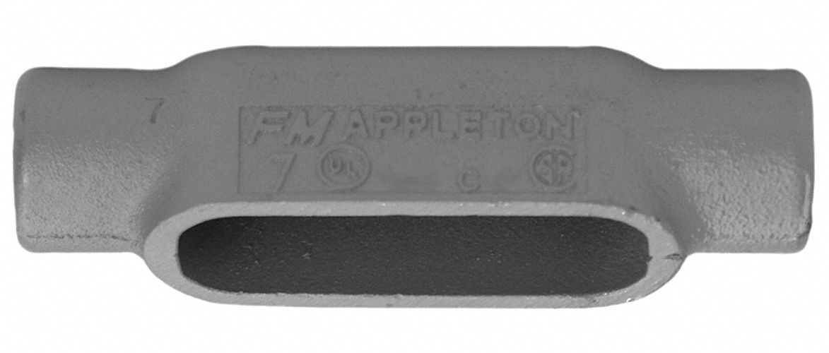 Conduit Body, Style C, 3/4In, CF Alum
