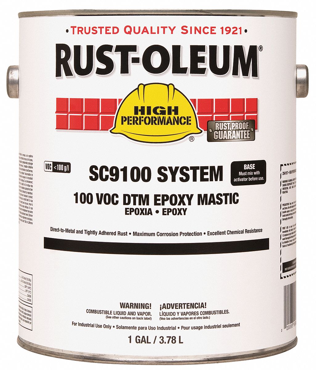 SC9100 Epoxy Mastic Coating, White, 1G