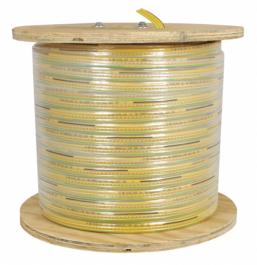 Flat Festoon Cable, PVC, 12/4c, 70 Ft L