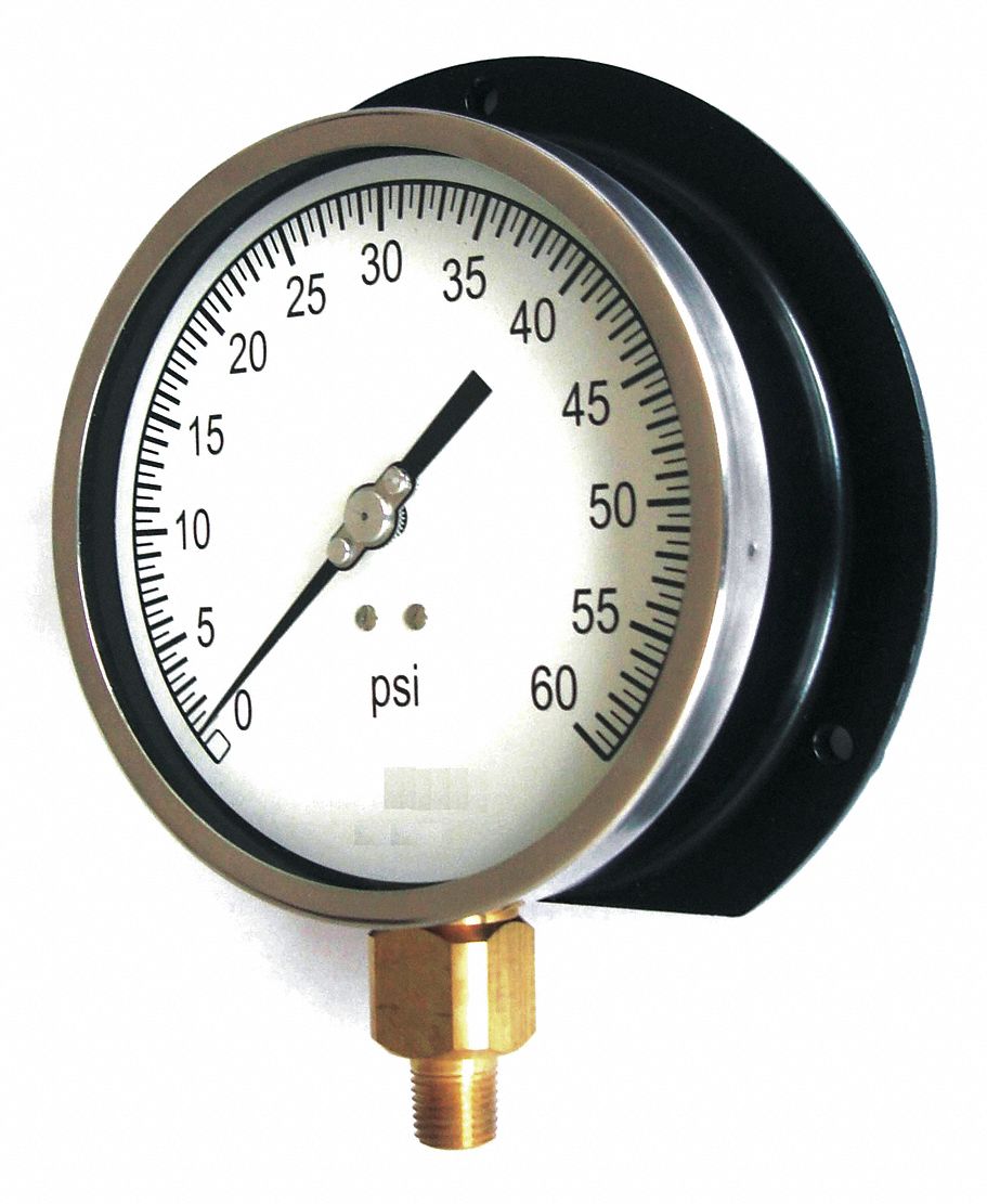 Gauge, Process, 4 1/2 In, 30 In Hg-30 Psi