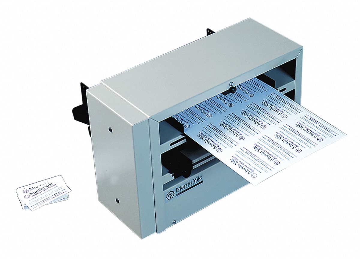 Business Card Cutter, 115V, 375 Cards/min.