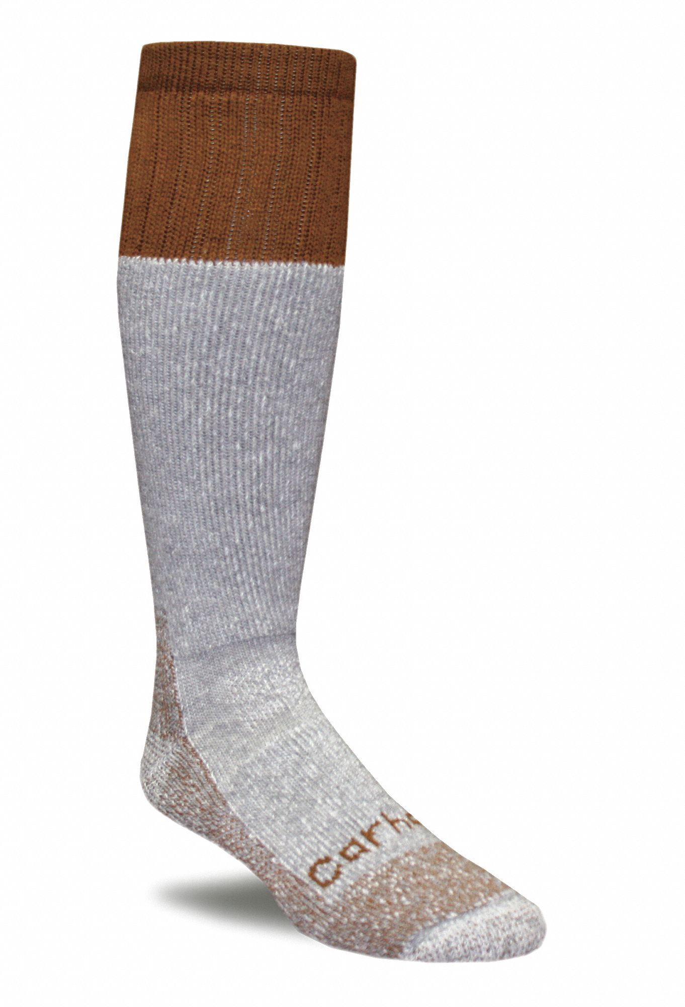 Outdoor, Socks, Mid-Calf, Mens, L, Brown, 1 Pr