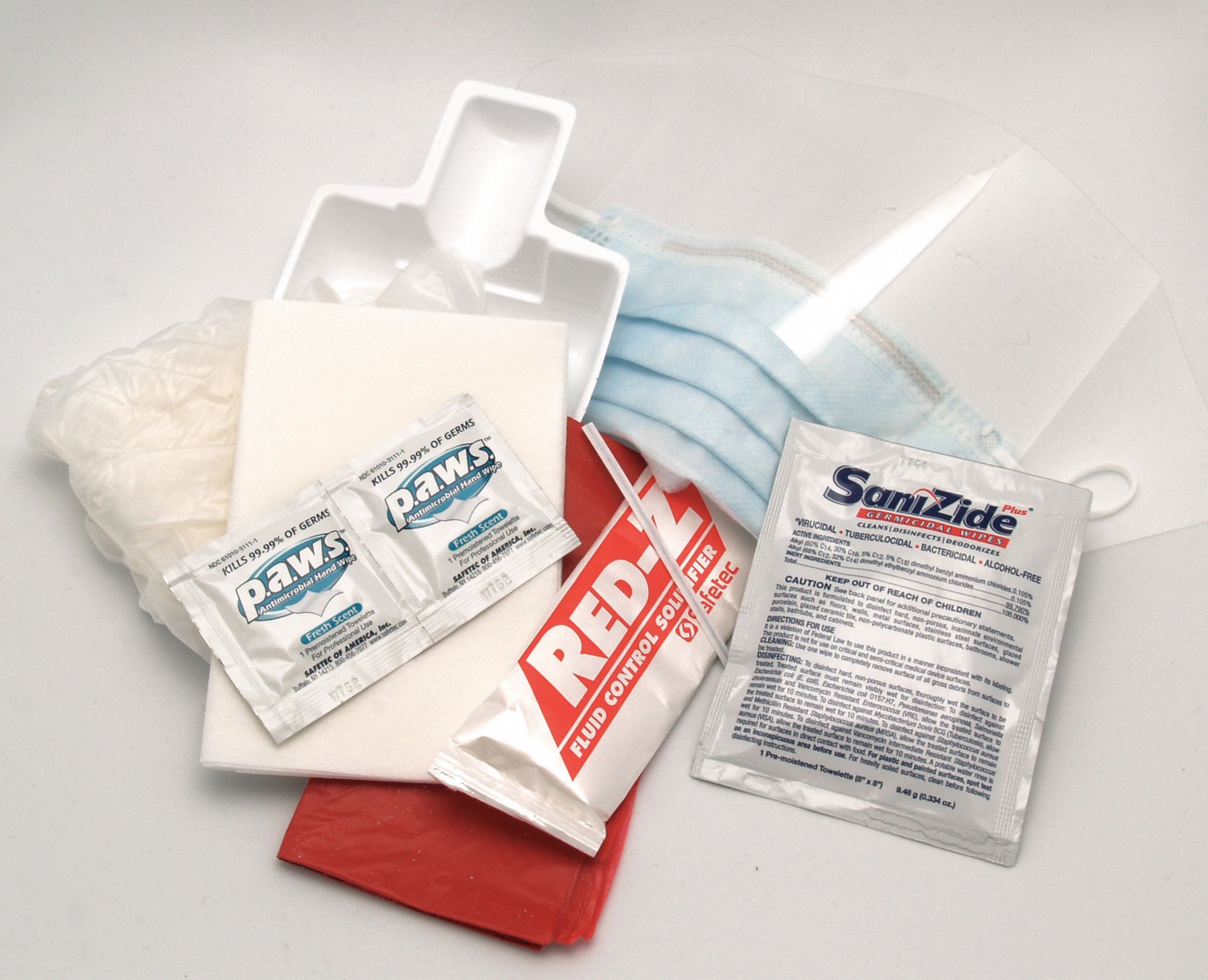 Biohazard Spill Kit, Infectious Waste Bag