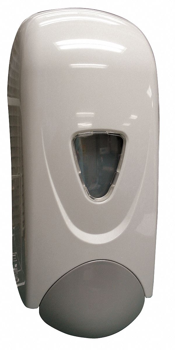Liquid Soap Dispenser, 1000 ML, White/Gray