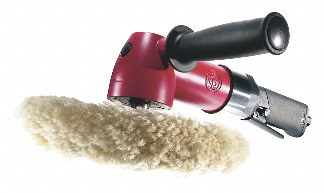 Air Polisher/Buffer, 8 In. Pad, 2600 rpm