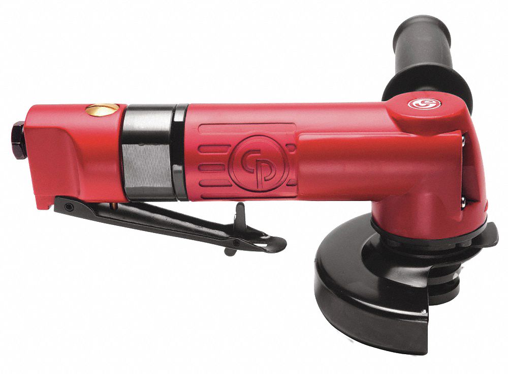 Air Angle Grinder, 9-1/3 In. L, 12, 000 rpm