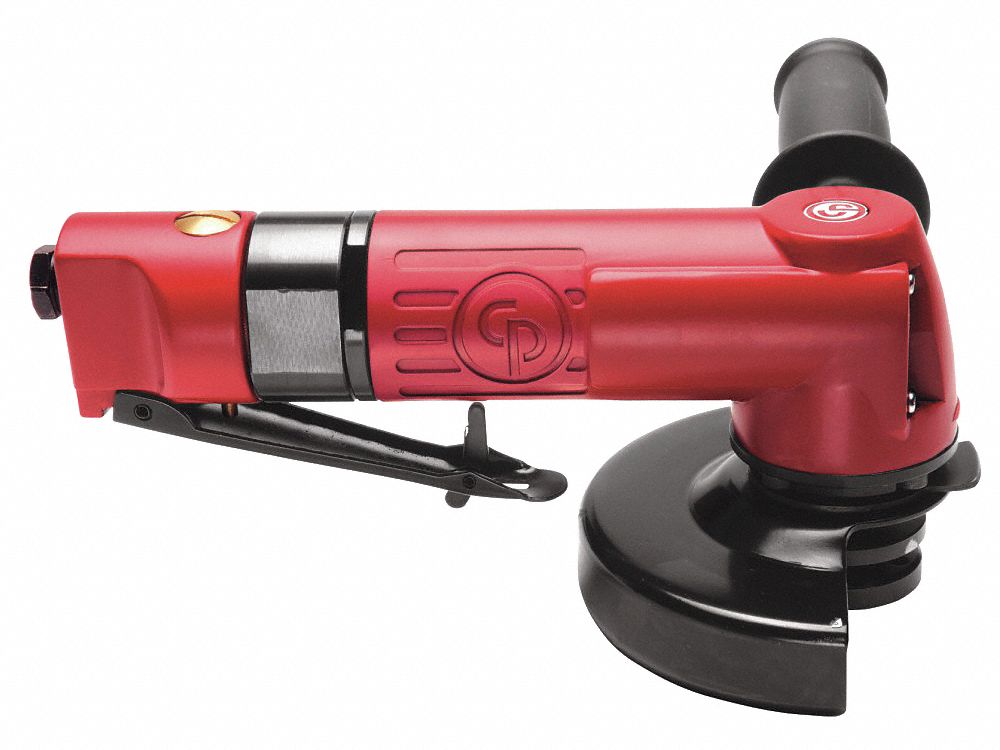 Air Angle Grinder, 12, 000 rpm, 9-1/3 In. L