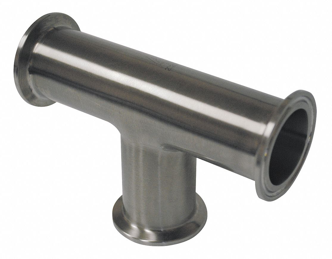 Tee, Equal, 3In, Clamp, SS
