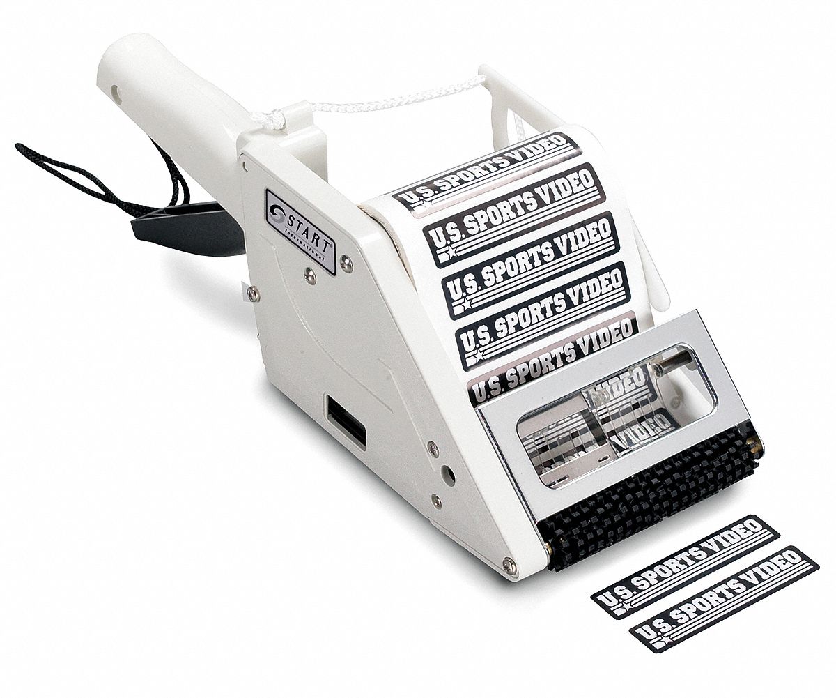 Hand Held Labeler, 3-27/32 In Max Label W