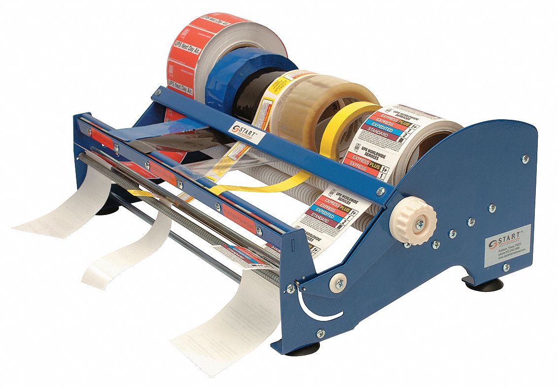 Multi Roll Tape And Label Dispenser, Blue