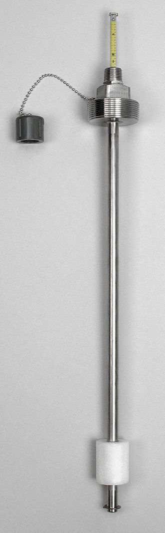 Tape Level Indicator, 19.5In, SS Stem