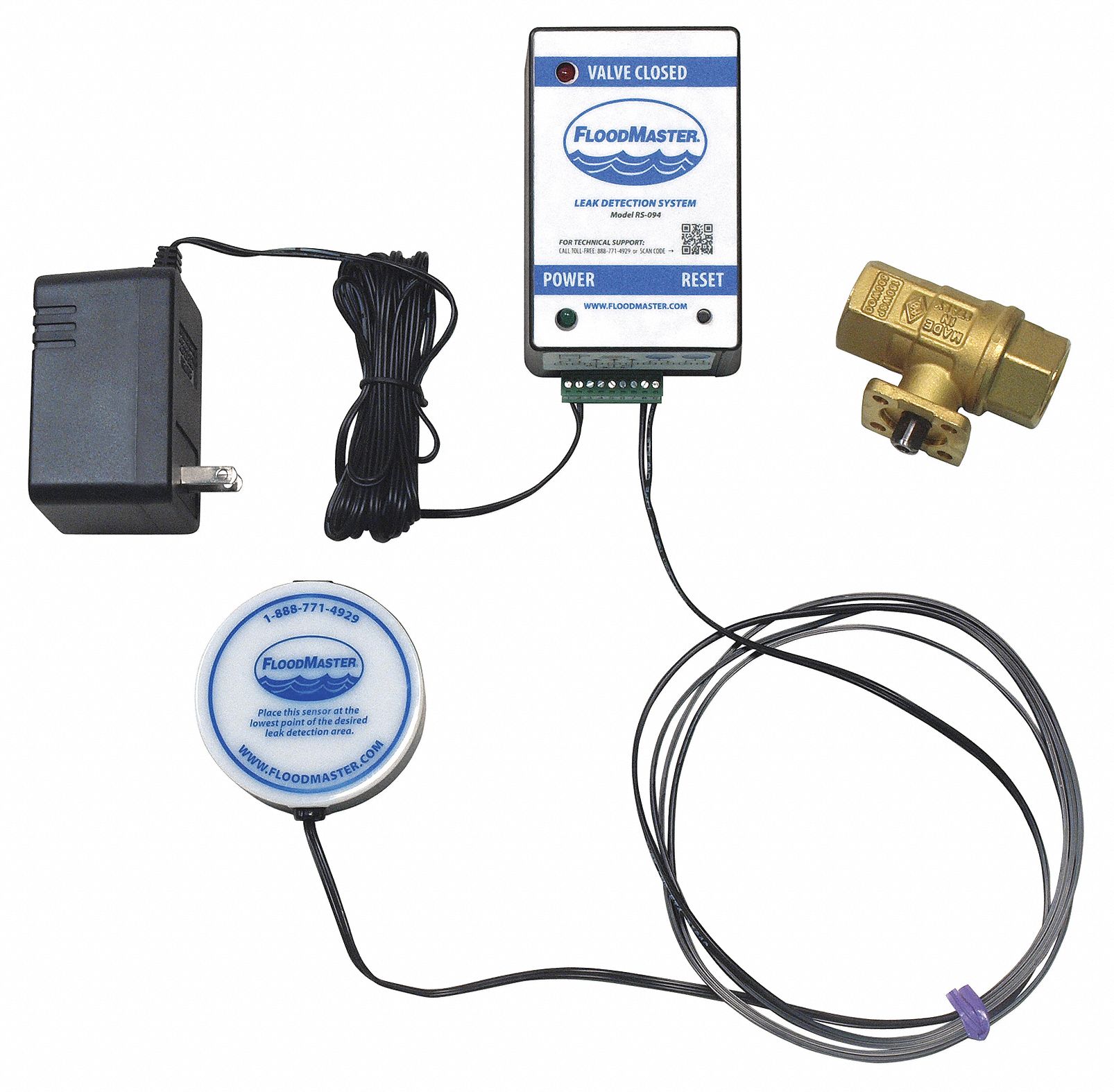 Water Heater Leak Detection System, 3/4In