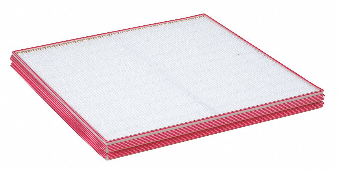 Mini Pleat Filter with Gasket, 15 In. W