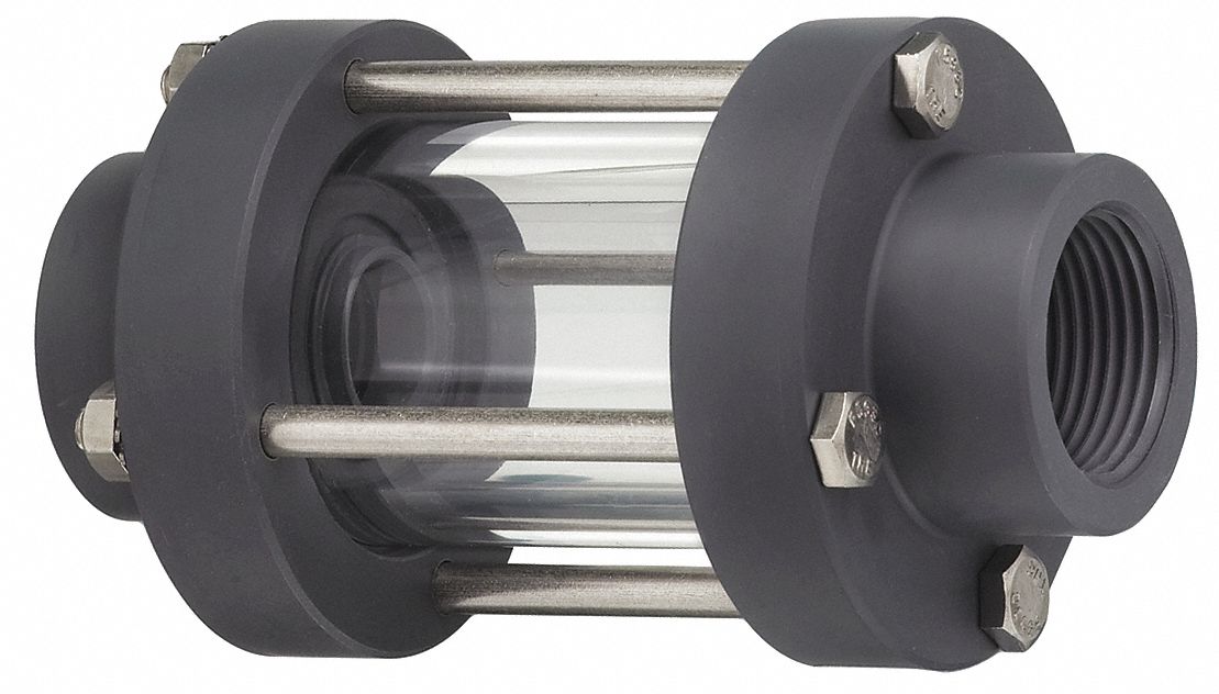 Sight Glass, 4In, Wafer, 3-5/8In Sight