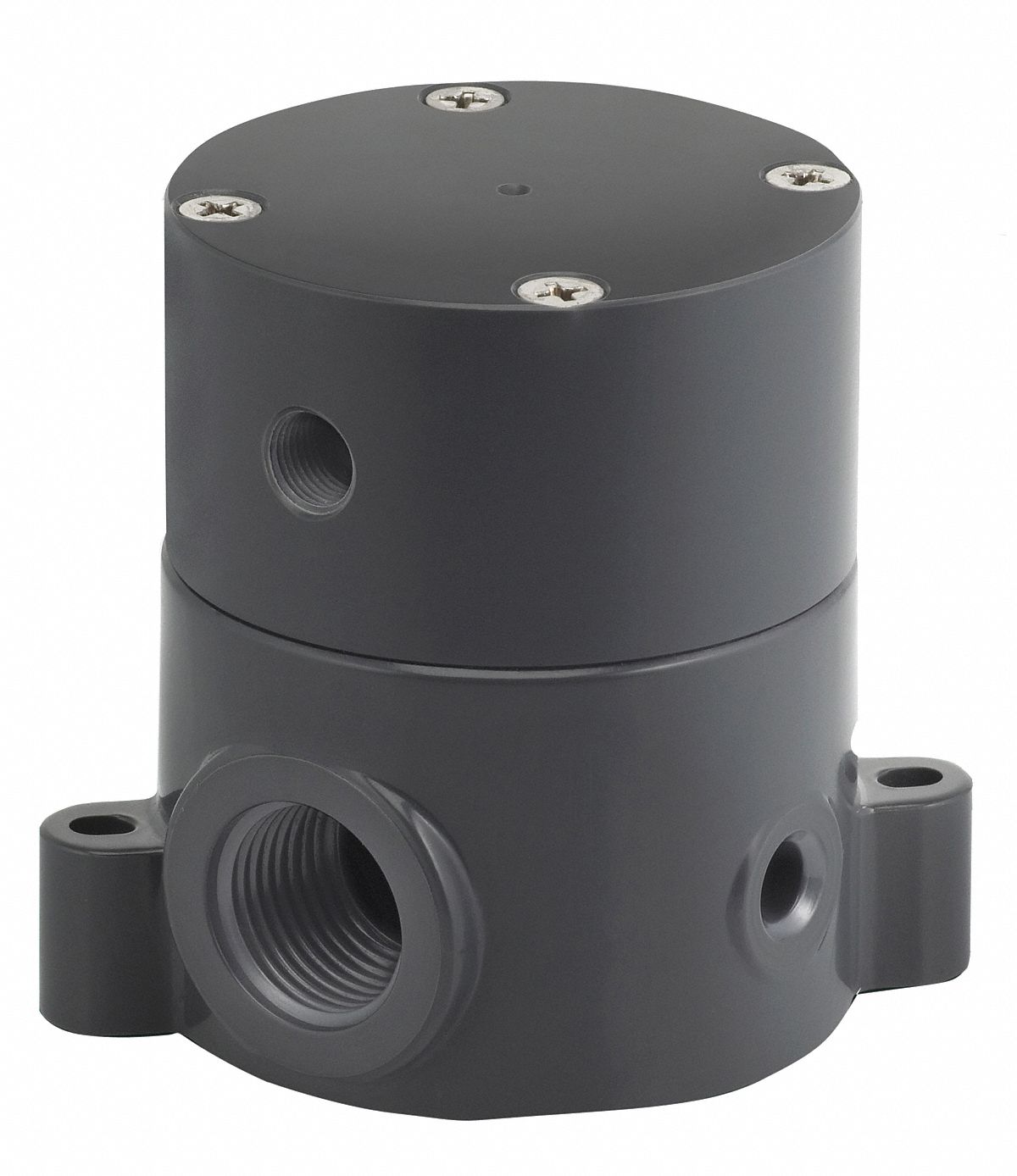 Shut-Off Valve, 3/4In, FNPT, PVC/PTFE, 5.8Cv