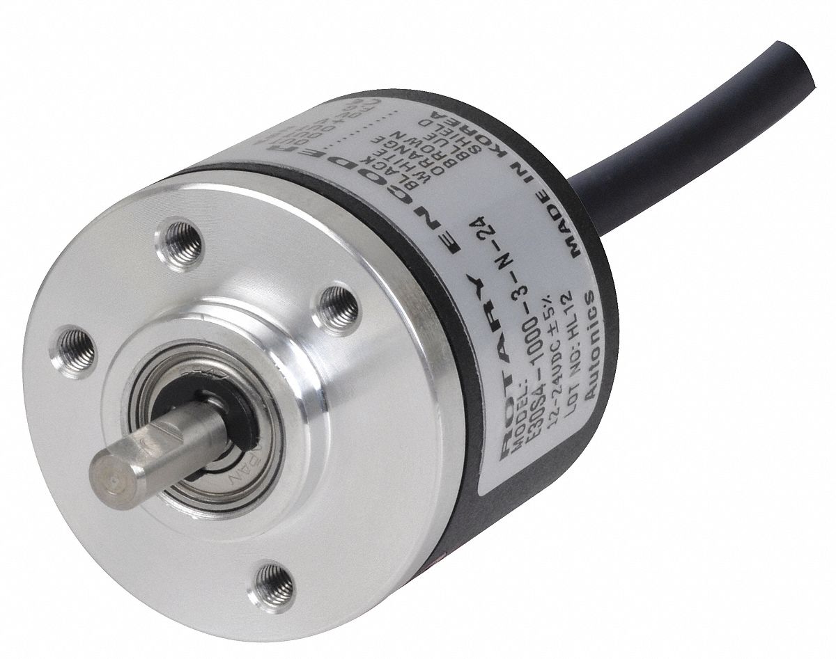 Encoder, Shaft, NPN Open, Dia 4mm, 360 PPR