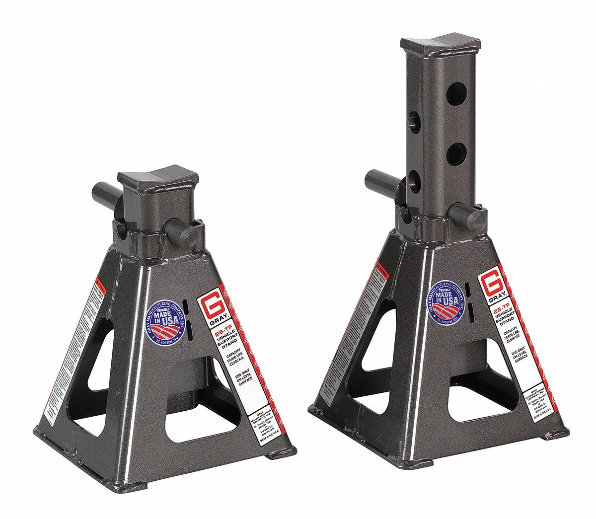 Vehicle Stand, Pin Style, 25 Tons, PK 2