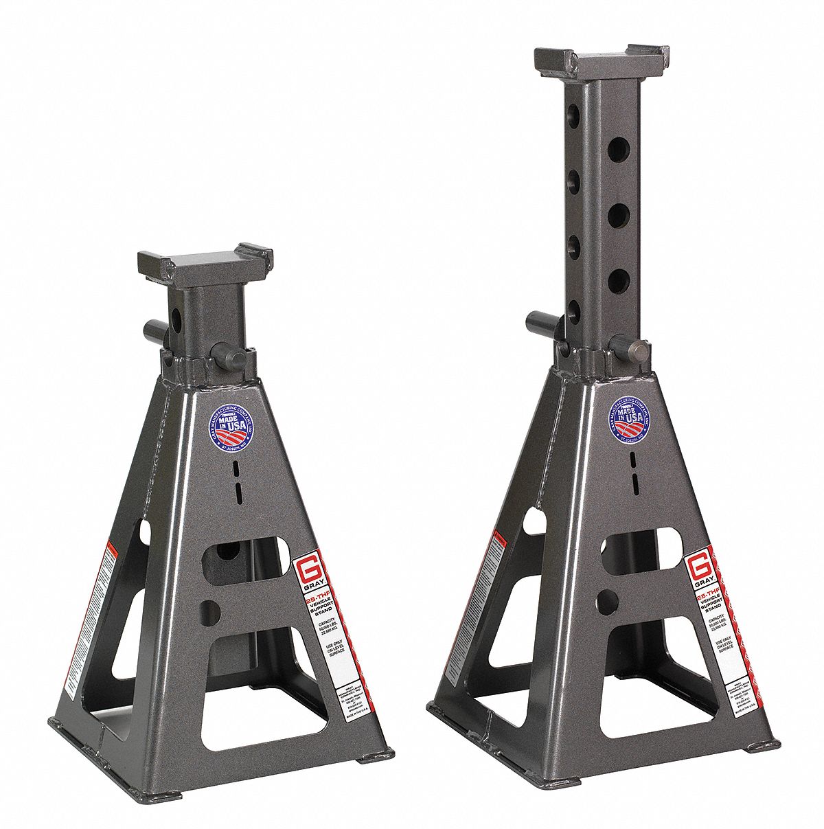 Vehicle Stand, Pin Style, 25 Tons, Tall
