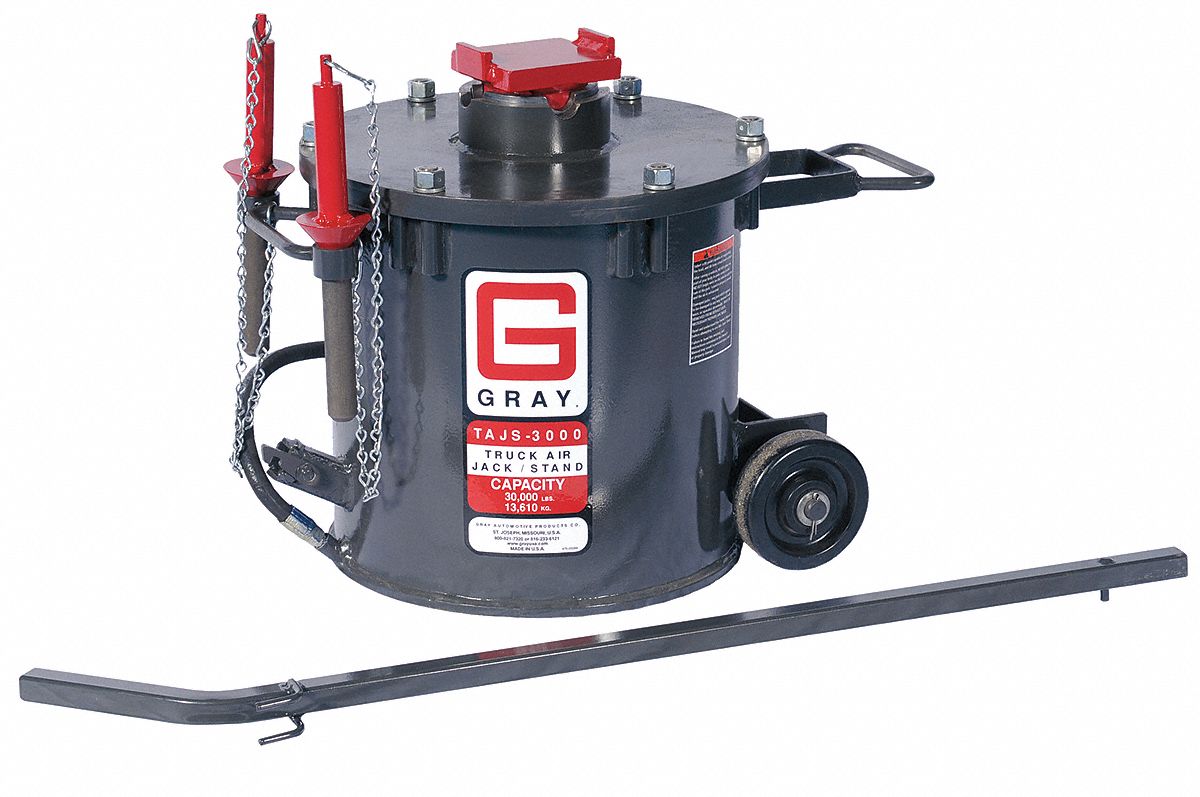 Truck Air Jack Stand, 15 Ton Cap.