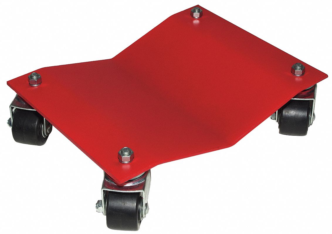 Auto Dolly, Steel, 12 W x 16 L In.