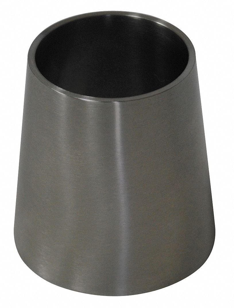 Reducer, Concentric, 2x1.5In, Butt Weld, SS