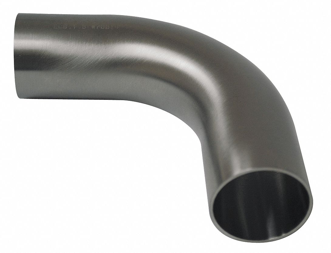 Elbow, 90Deg, 3/4In, Orbital Weld, SS