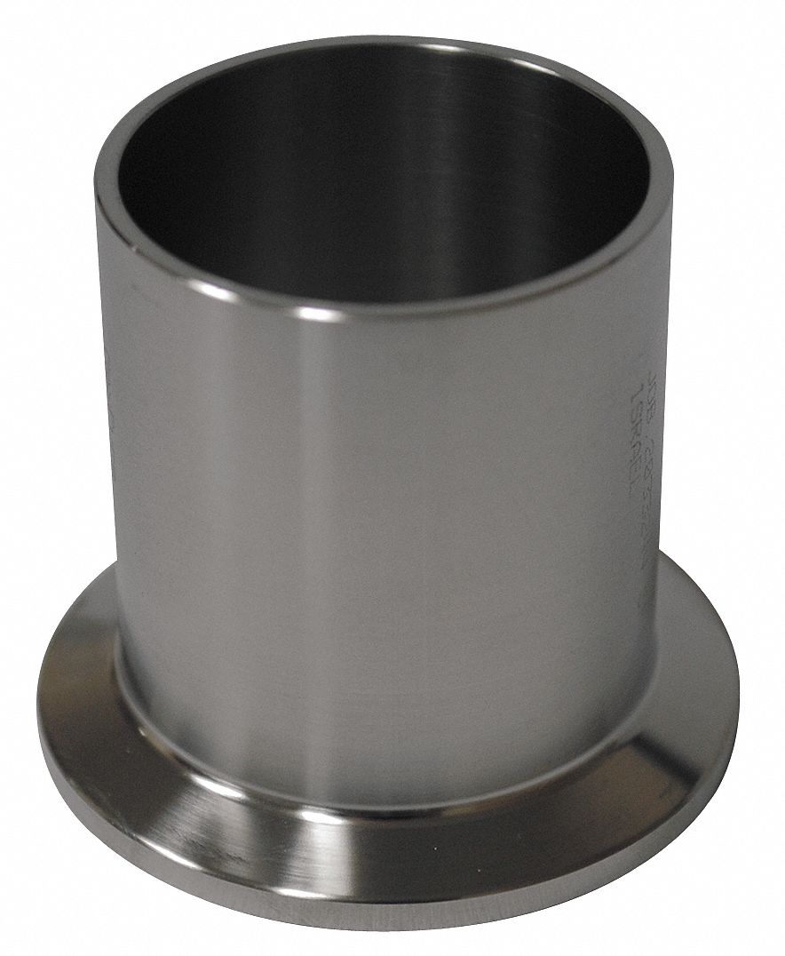 Ferrule, Long, 1.5In, Clamp x Orbital Weld