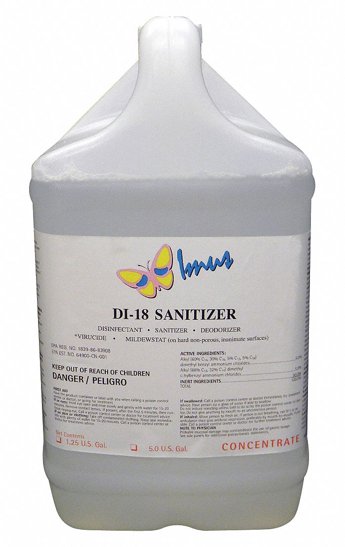 Sanitizer, Size 15 gal.