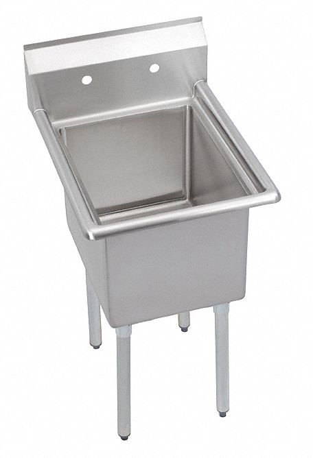 Scullery Sink, SingleBowl, Floor Mount
