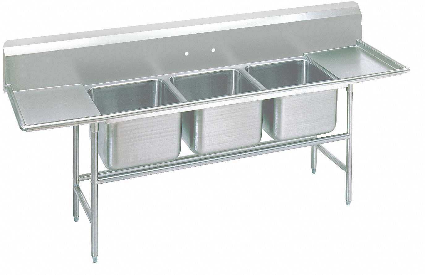 Scullery Sink, Triple Bowl, 20 x 28