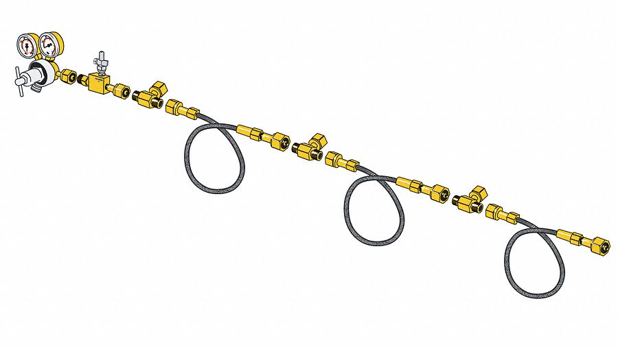 4-Cylinder Airline Cascade Kit