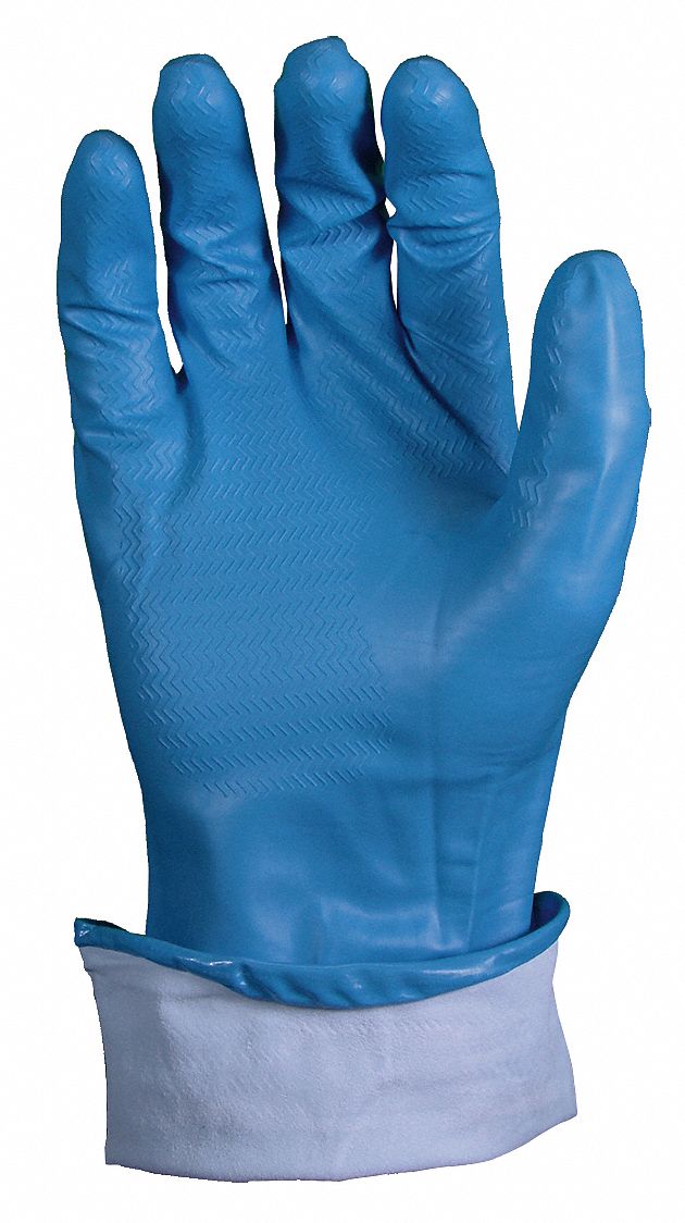 Chemical Resistant Glove, 11 mil, Sz L, PR