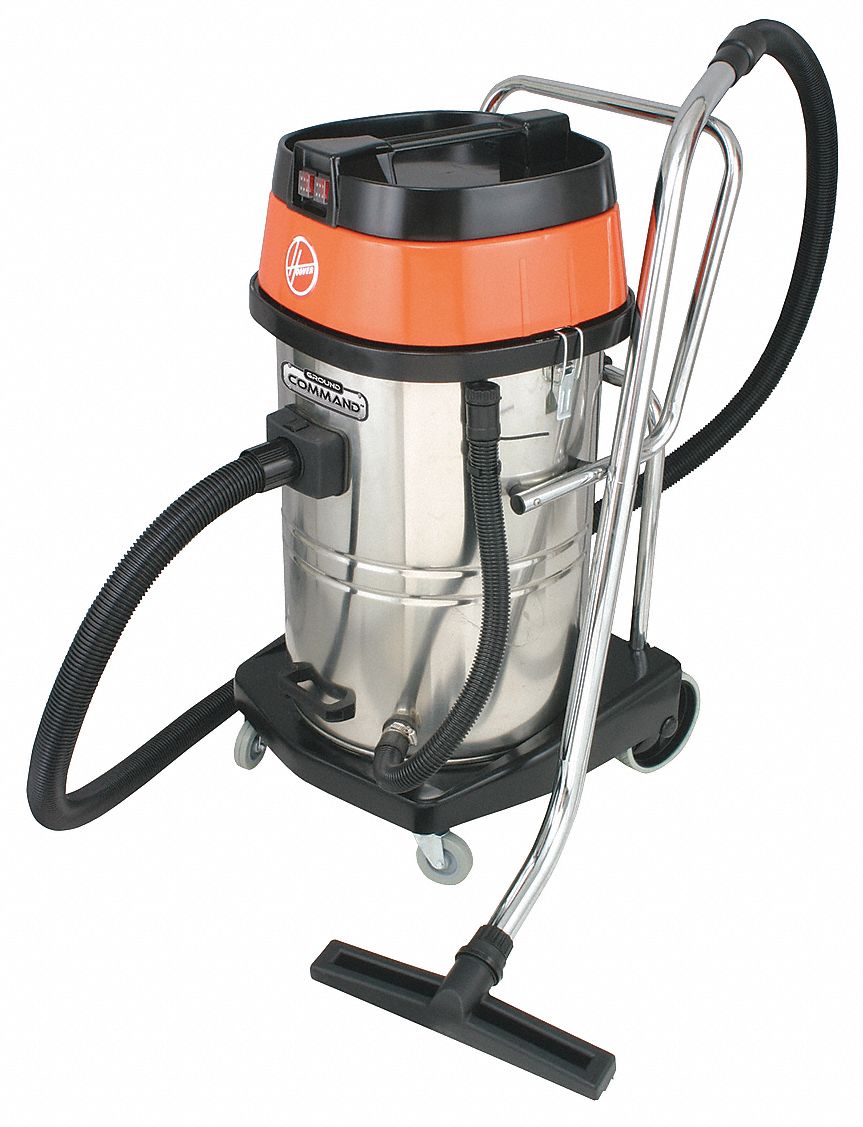 Industrial Wet/Dry Vac, 20 Gal, Steel Tank