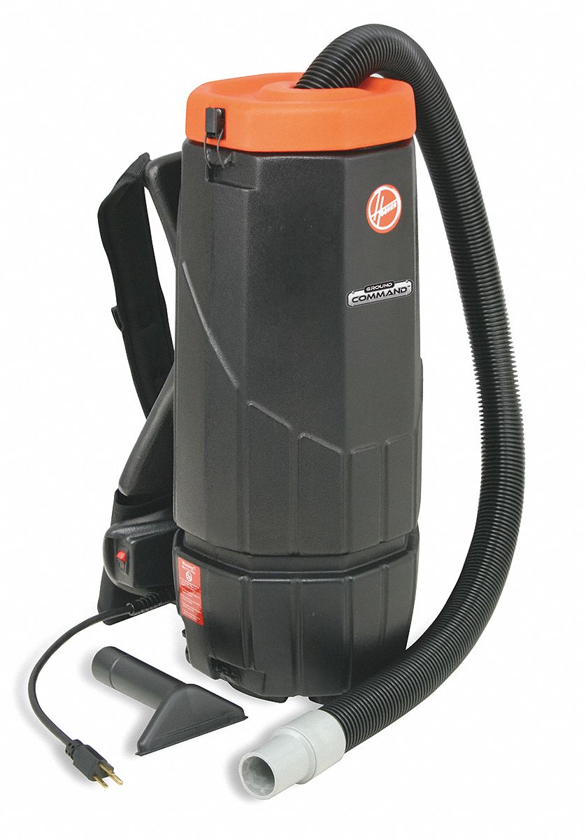 Backpack Vacuum, 10 Quart, 1.5 HP