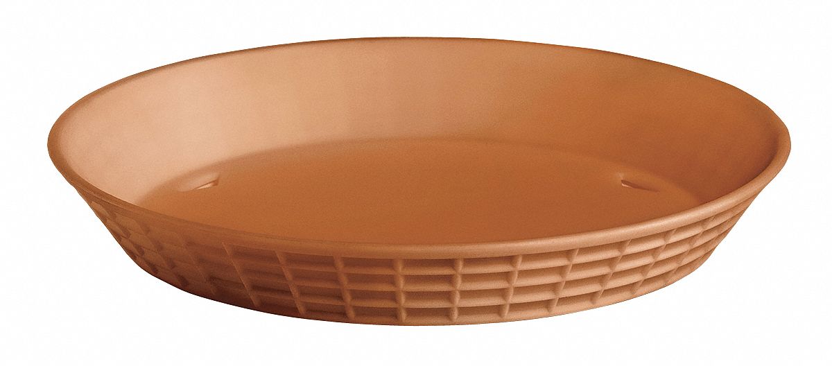 Diner Platter, 9 In, Terra Cotta, PK12