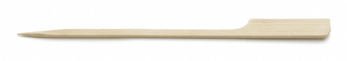 Paddle Pick, 4-1/2 In., Bamboo, PK 100