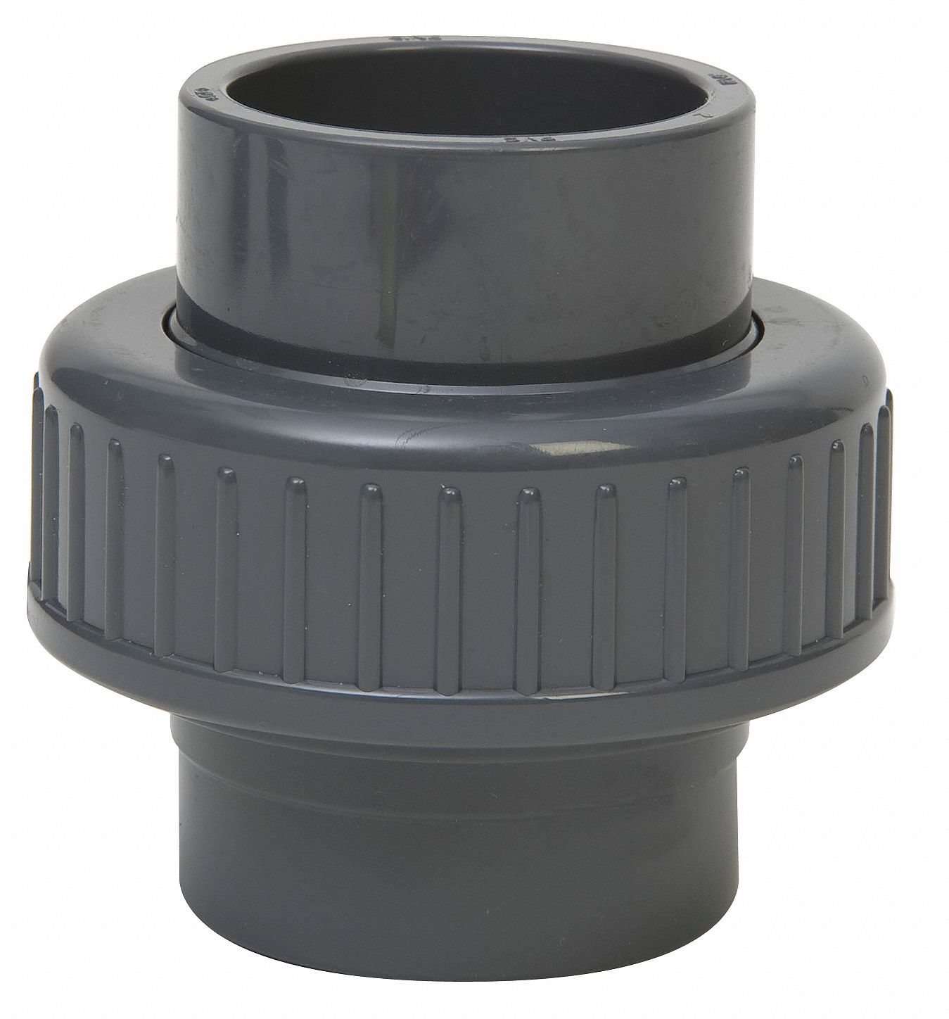 Union, 1In, FNPT, PVC, Gray