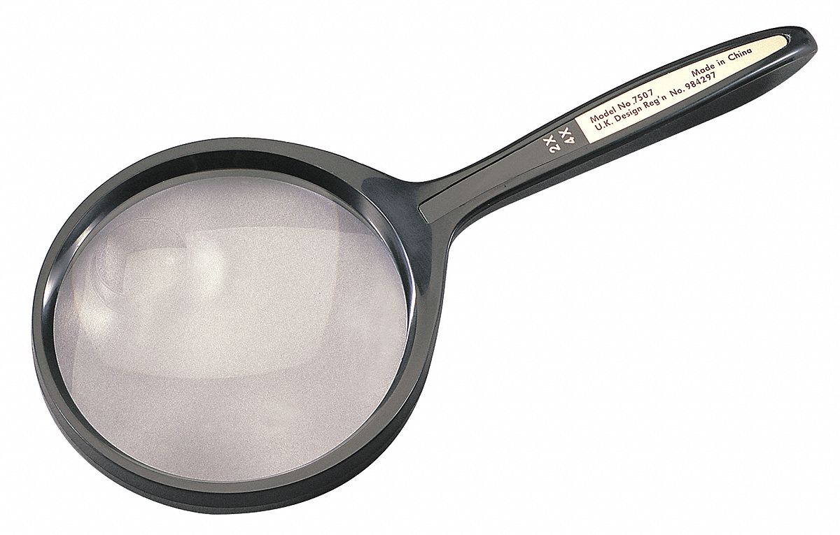 Magnifier, Power Rating 2x, 3 In Dia.