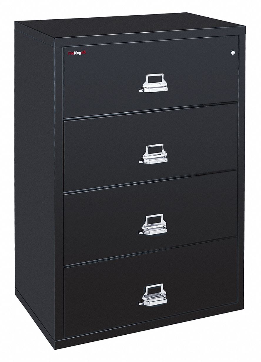 Lateral File, 4 Drawer, 31-3/16 In. W