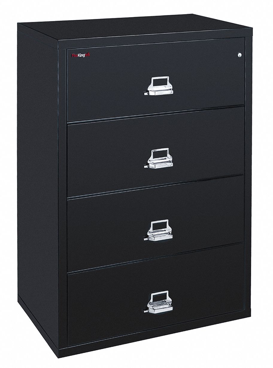 Lateral File, 4 Drawer, 44-1/2 In. W