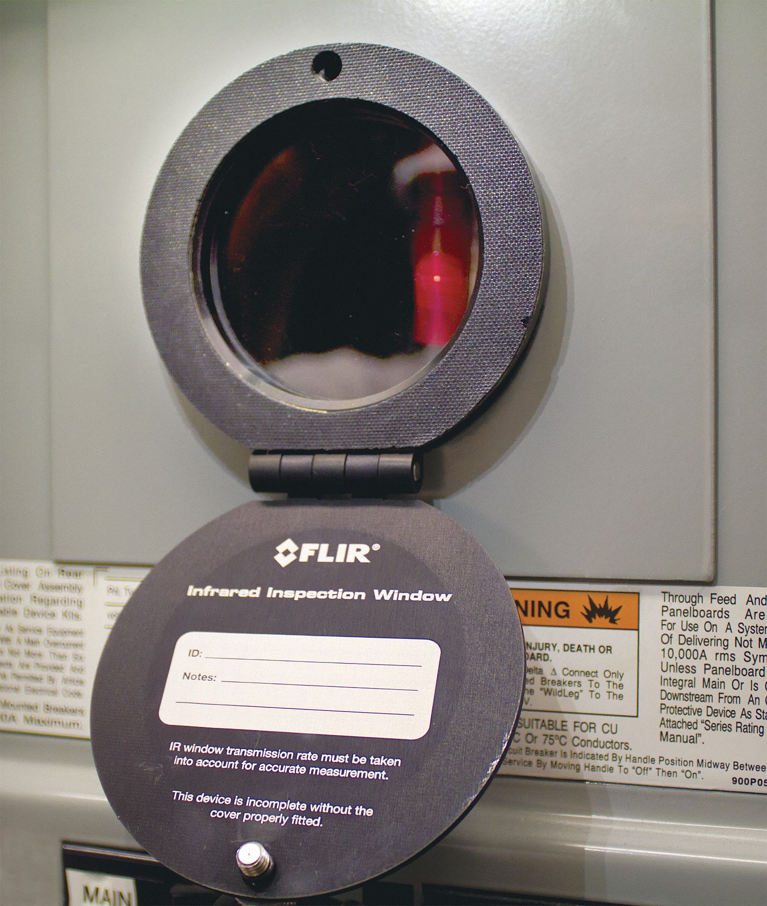Round Infrared Window, 95mm dia, Type 3/12