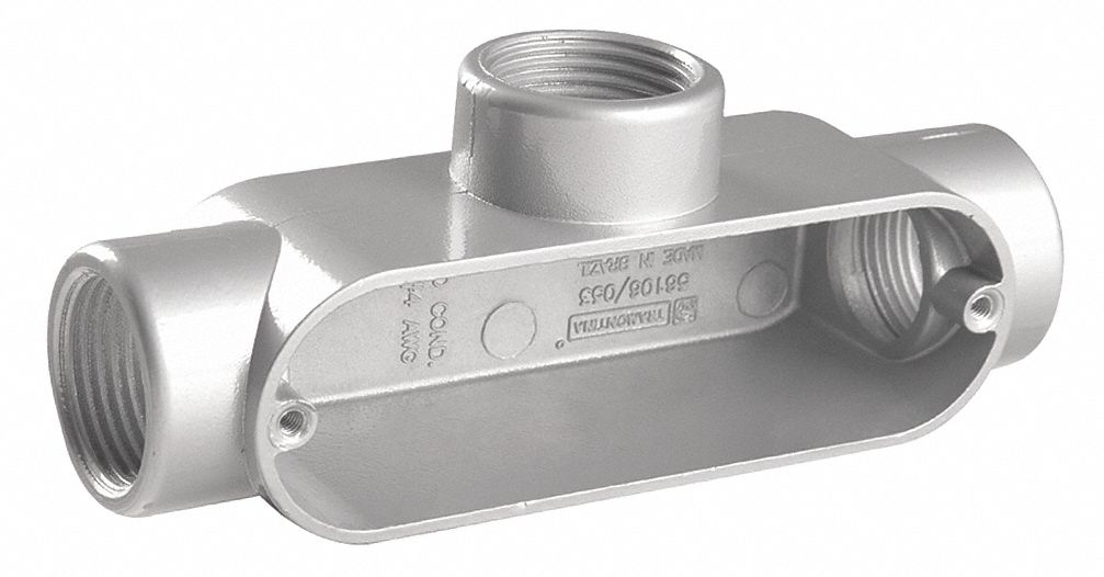 Conduit Body, Style T, 1/2 In, Alum