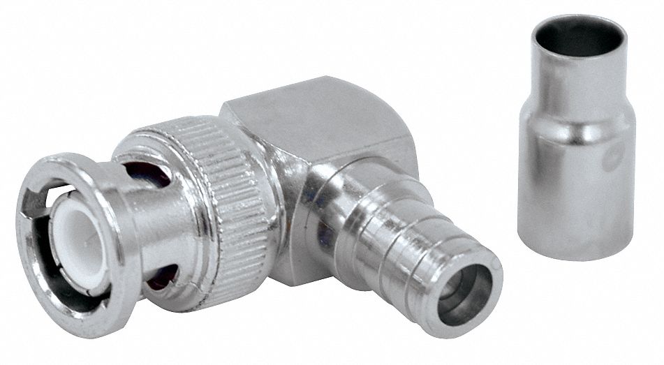Cable Coupler, BNC/Male, RG6 Coax, PK 10