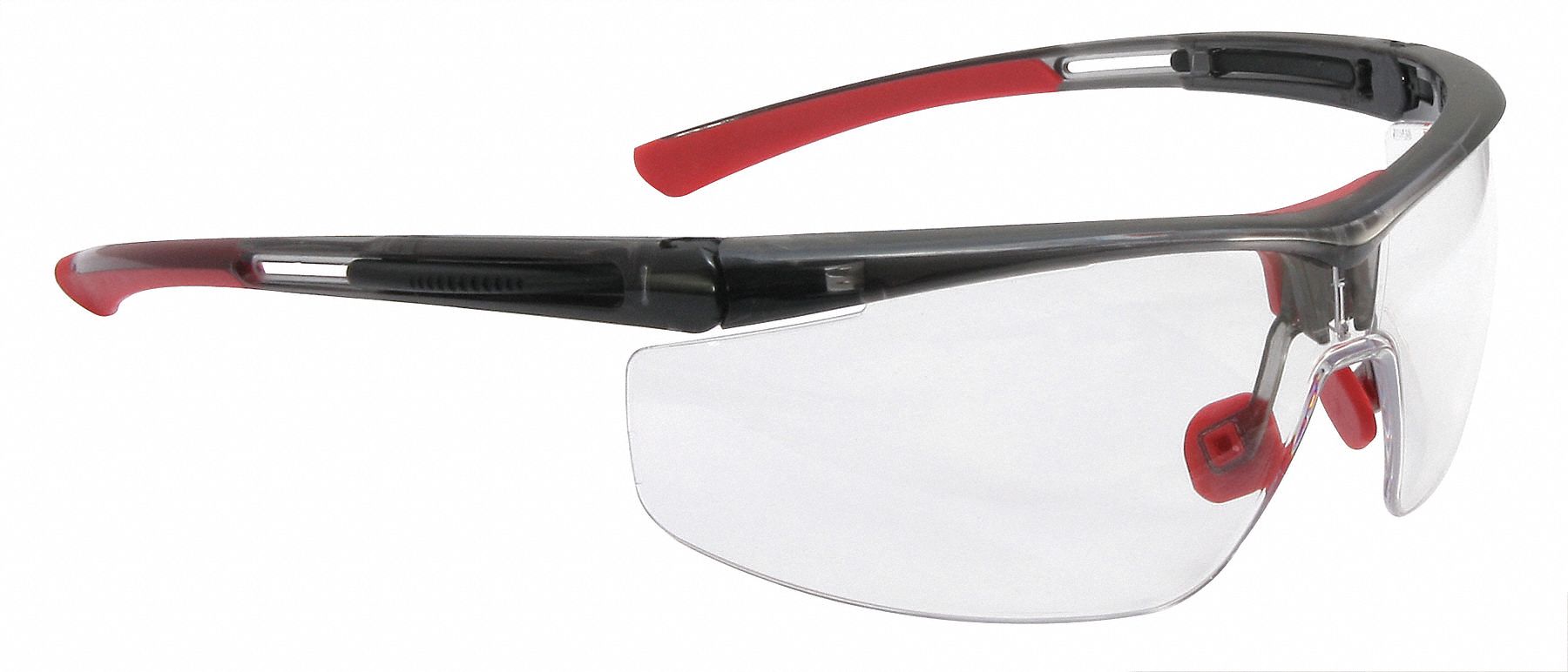 Safety Glasses, Clear Lens, Half Frame