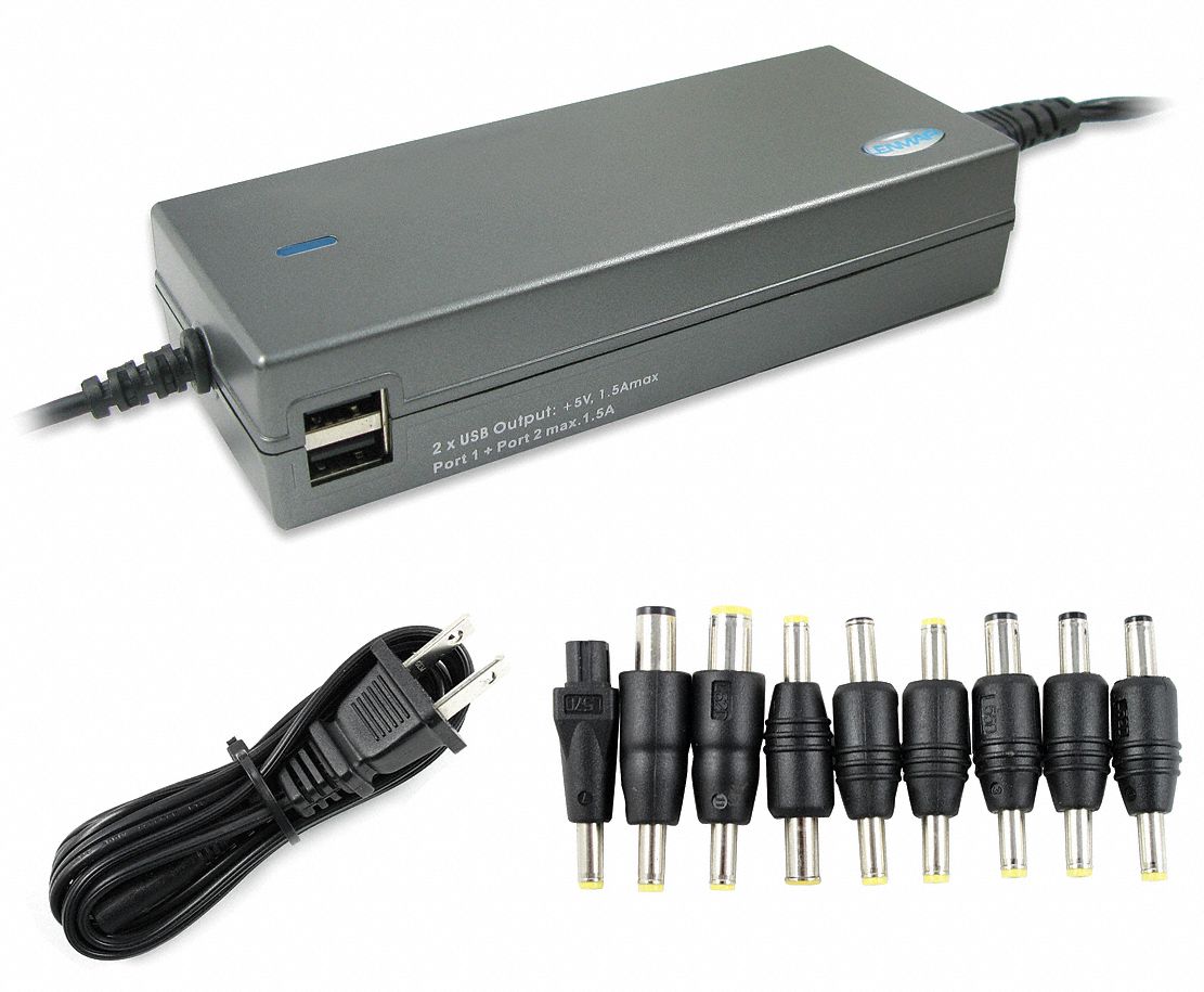 Laptop Power Adapter, Silver, 120 W