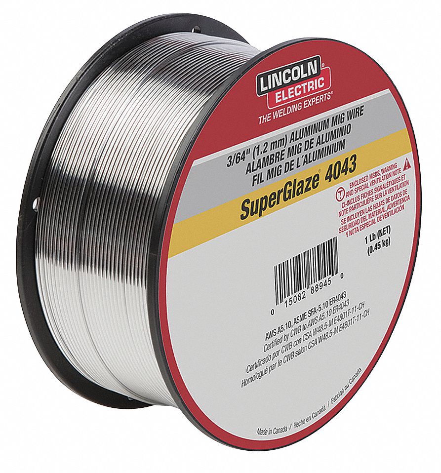 MIG Welding Wire, 4043, .045, Spool