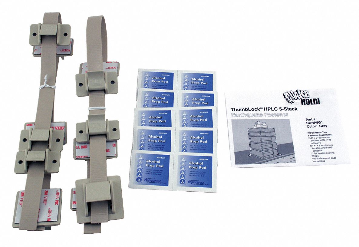 HPLC 5-Stack Fastener Kit, Gray