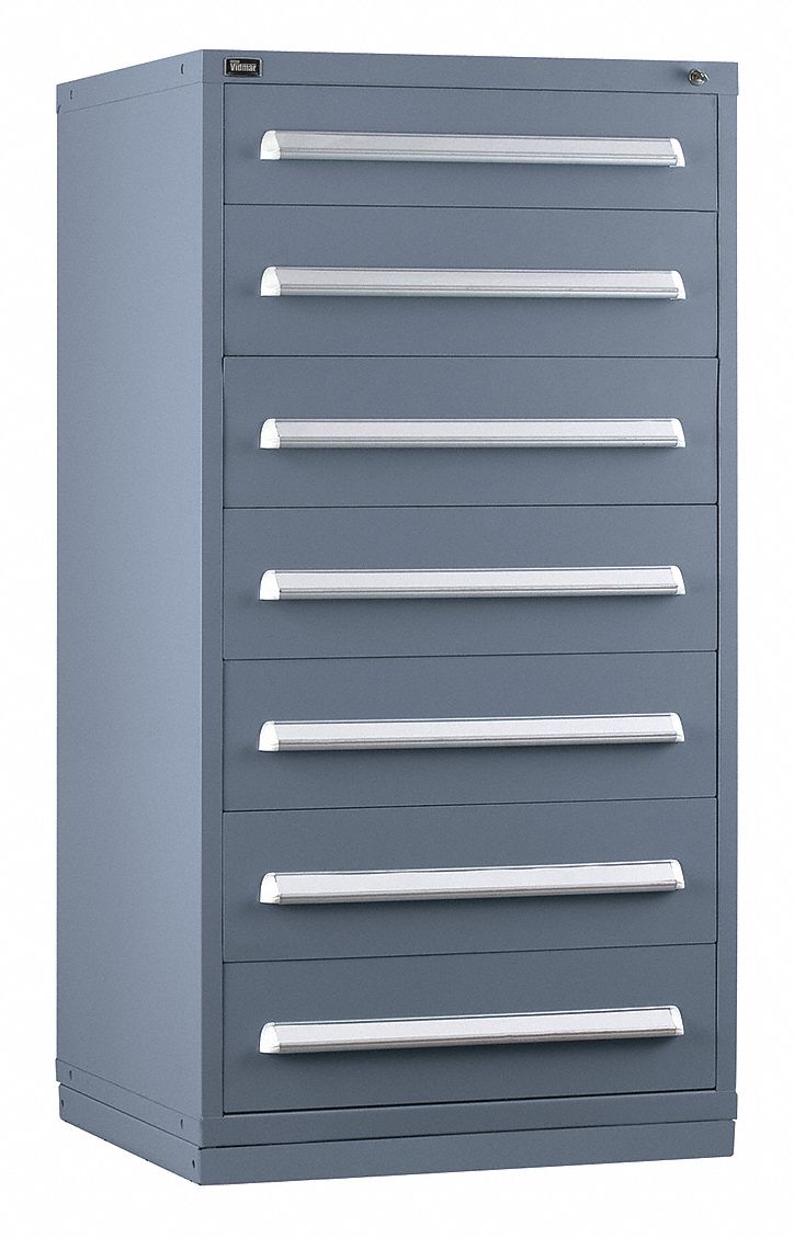 Modular Drawer Cabinet, 7 Drawers, Gray