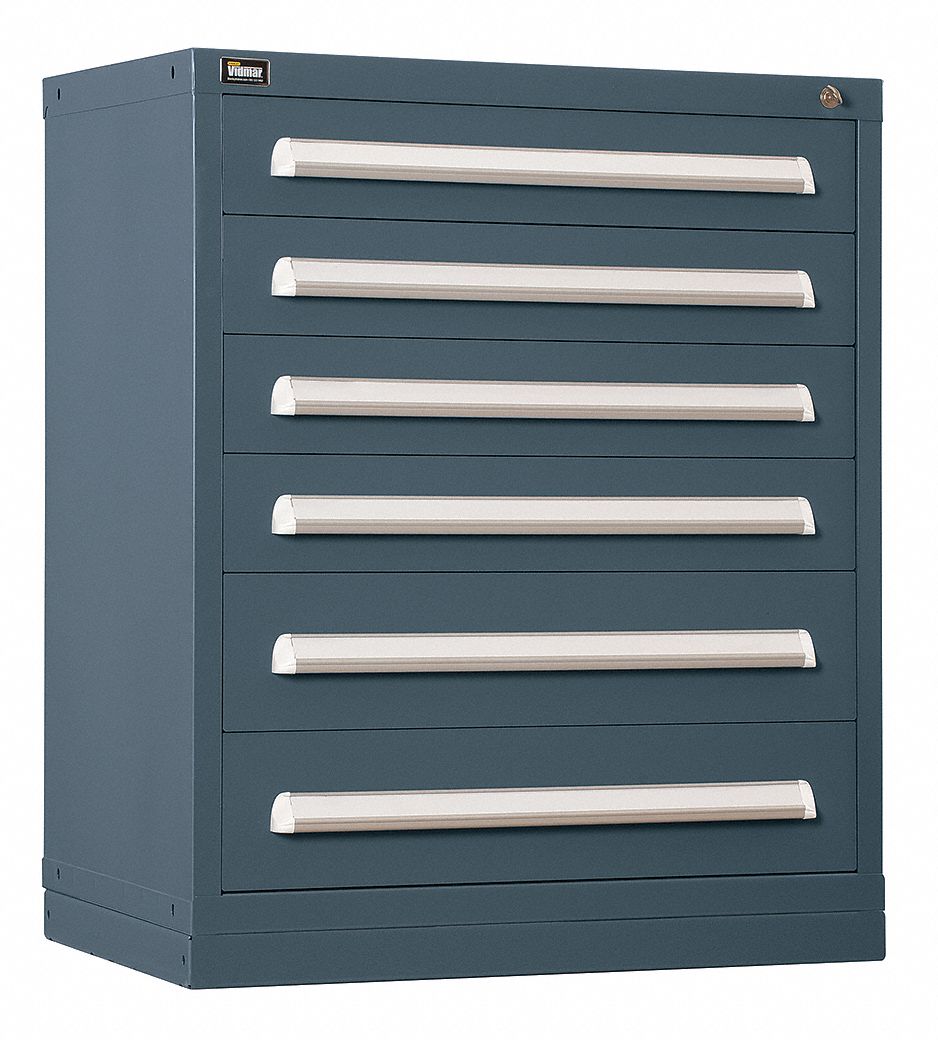 Modular Drawer Cabinet, 6 Drawers, Gray